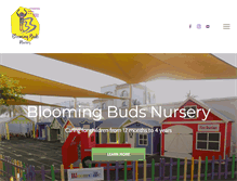 Tablet Screenshot of bloomingbudsnursery.com